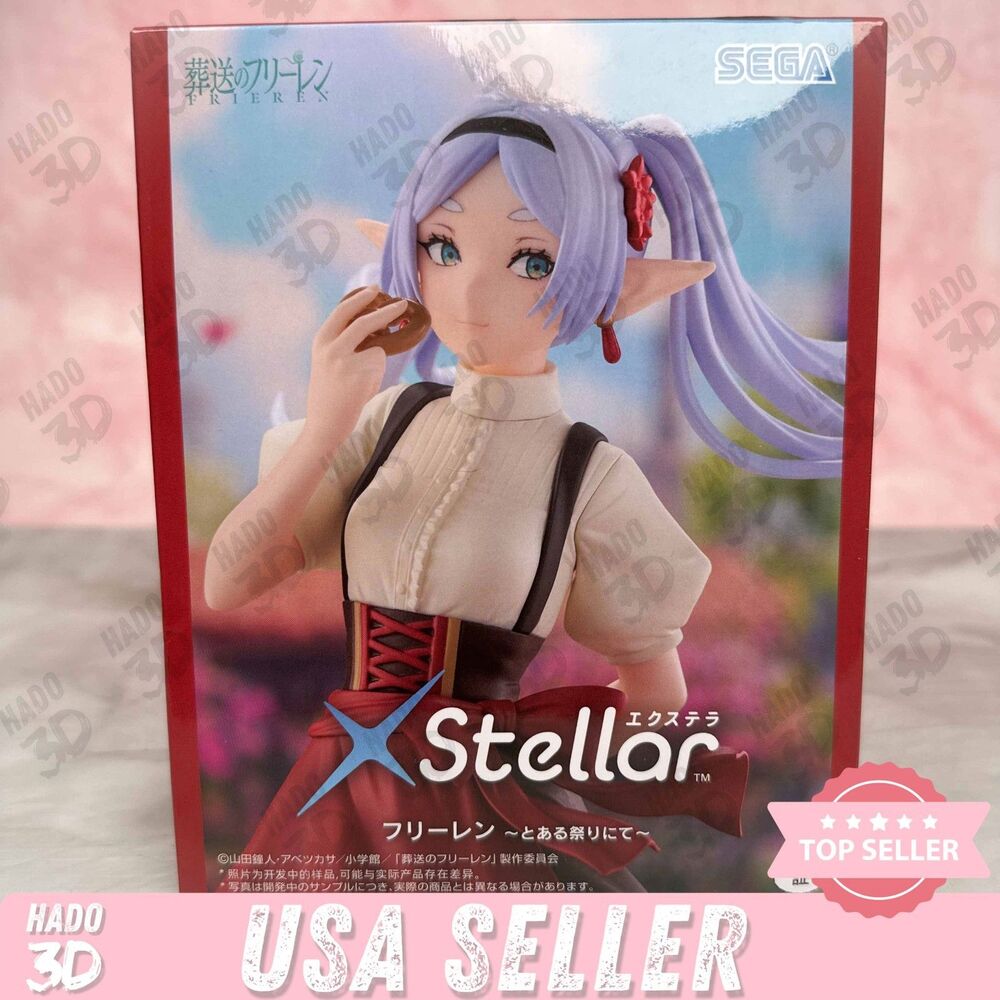 SEGA X Stellar Frieren Figure Beyond Journey's End Anime PVC Prize Statue Boxed